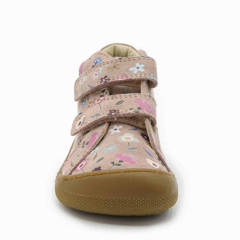 Naturino Barefoot Kommy Velcros Suede Flowering Rose