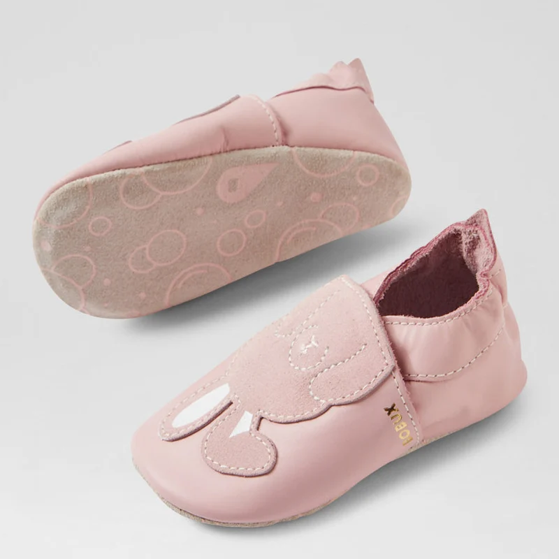 Bobux Chaussons Bunny Ballet Pink