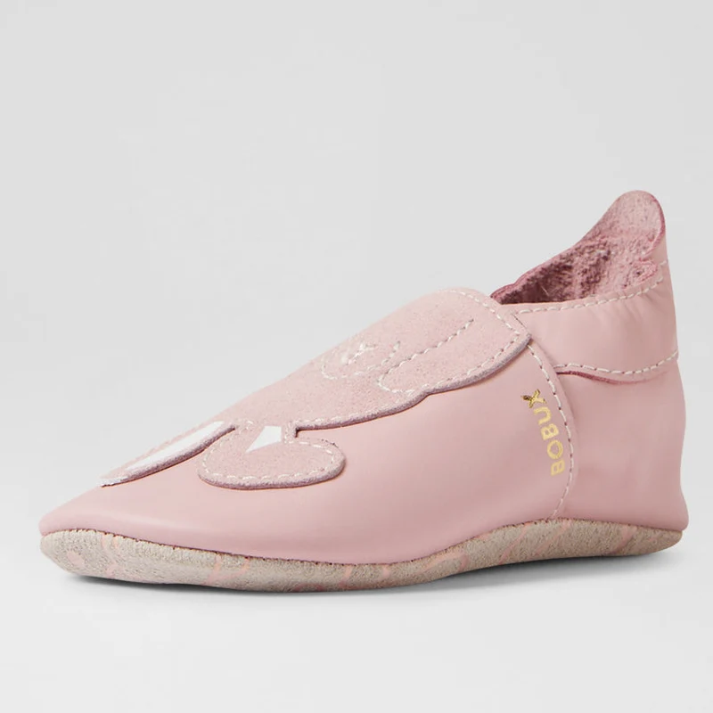 Bobux Chaussons Bunny Ballet Pink