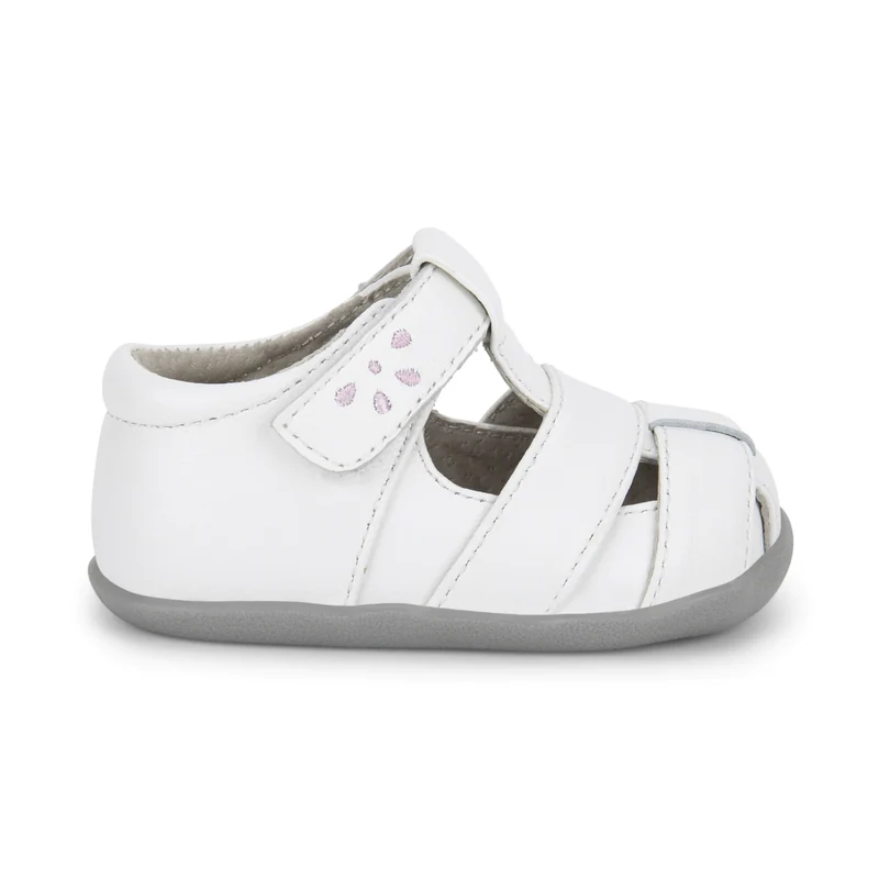See Kai Run First Walker Brook White Pink