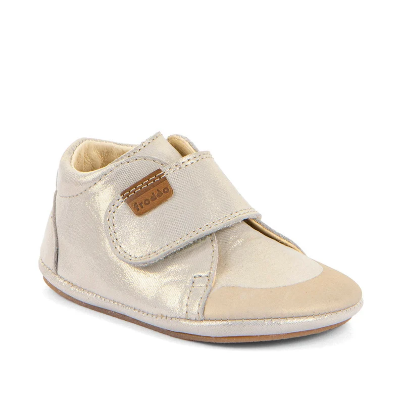 Froddo Prewalkers Barefoot First Walk Gold Shine