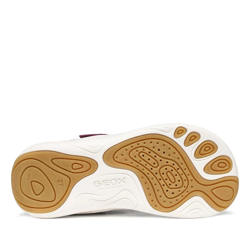 Geox Barefoot Sport Run Dk Purple White