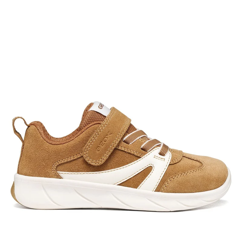 Geox Barefoot Sport Run Caramel White