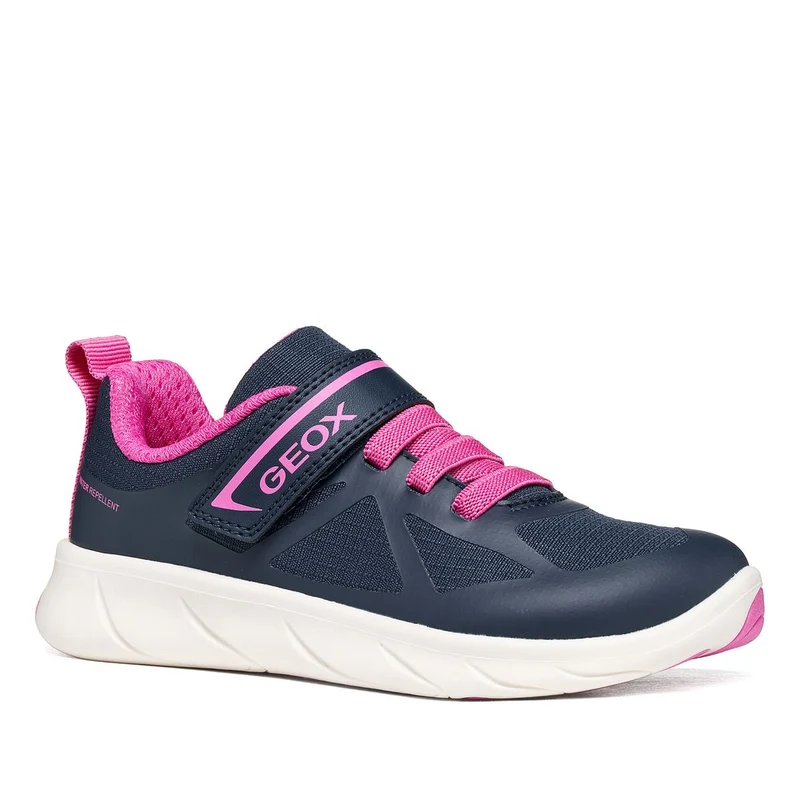 Geox Barefoot Foot Run Bleu Marine Fuchsia