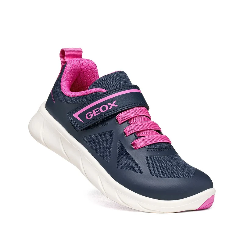 Geox Barefoot Foot Run Bleu Marine Fuchsia