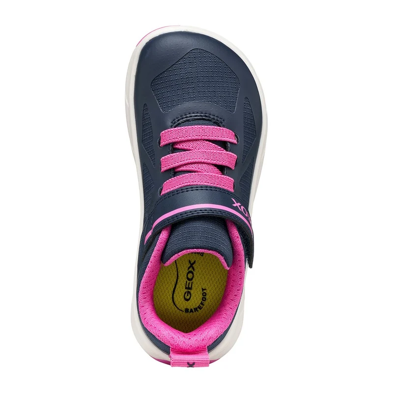 Geox Barefoot Foot Run Bleu Marine Fuchsia