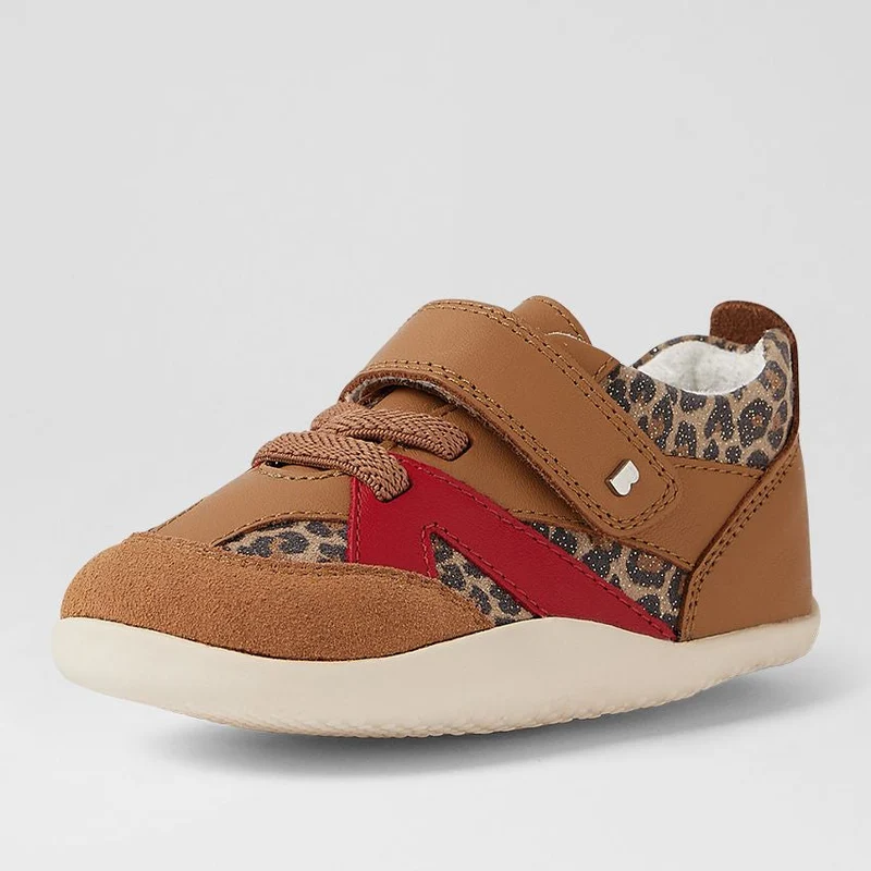 Bobux Xplorer Chase Caramel Leopard