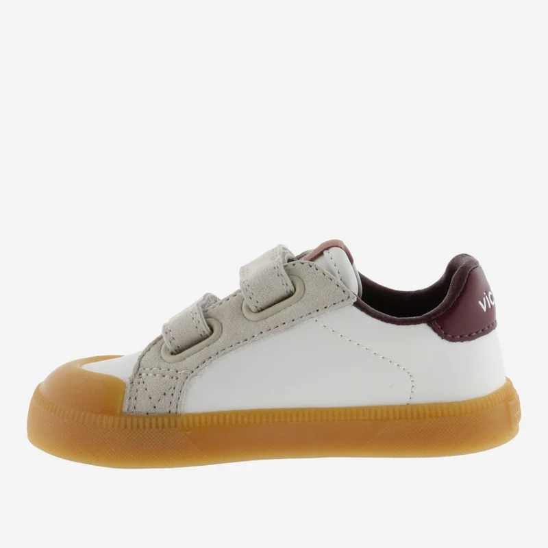 Victoria Barefoot Oliver Tiras Efecto Piel Burdeos