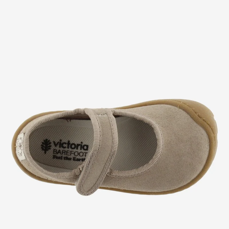 Victoria Barefoot Bosco Mercedes Serraje Taupe