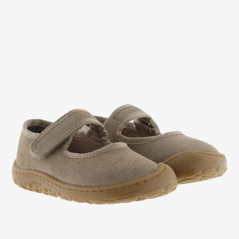 Victoria Barefoot Bosco Mercedes Serraje Taupe