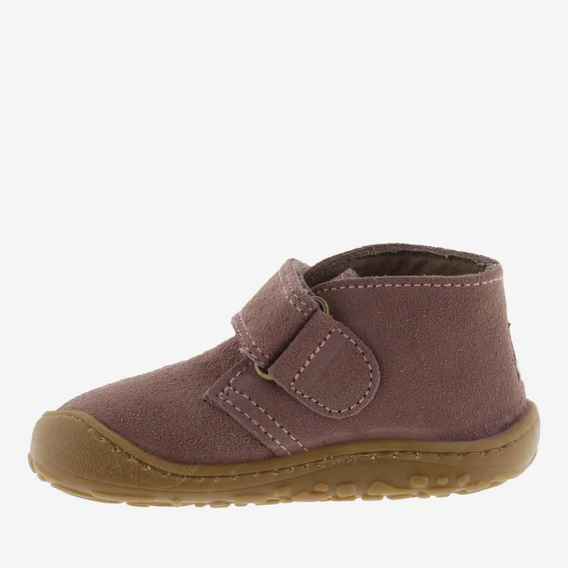 Victoria Barefoot Bosco Botin Serraje Malva