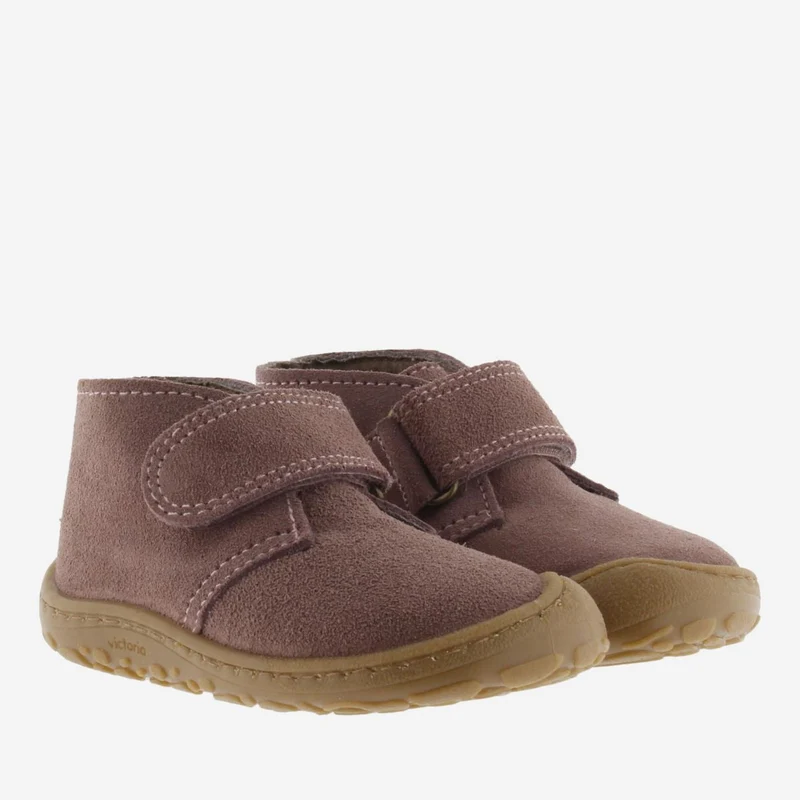 Victoria Barefoot Bosco Botin Serraje Malva