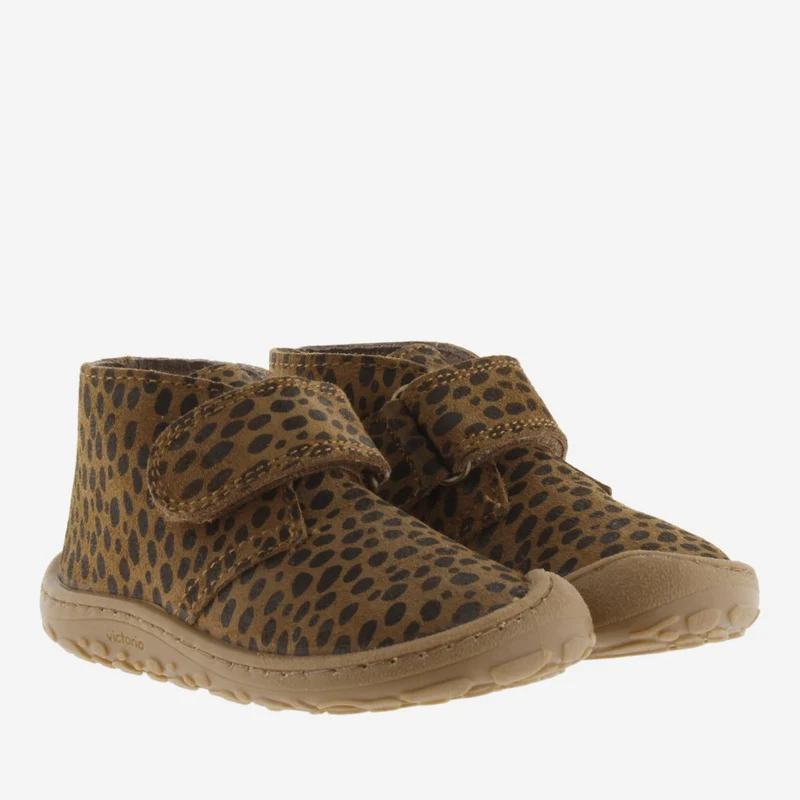 Victoria Barefoot Bosco Botin Serraje Animal Print Cuero
