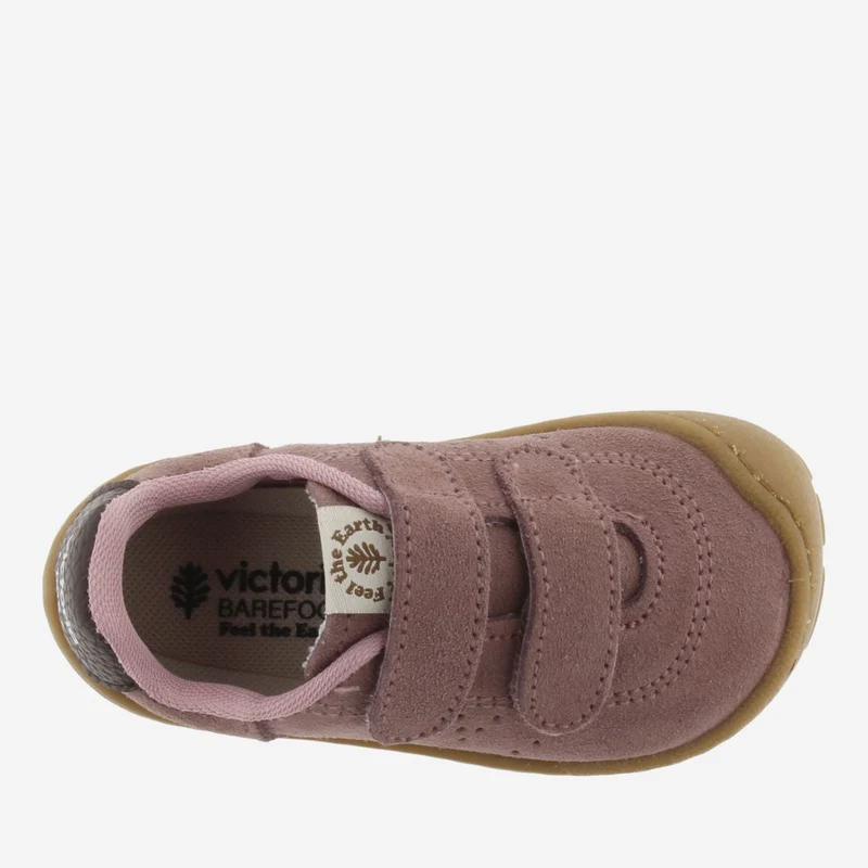Victoria Barefoot Bosco Serraje Contraste Malva