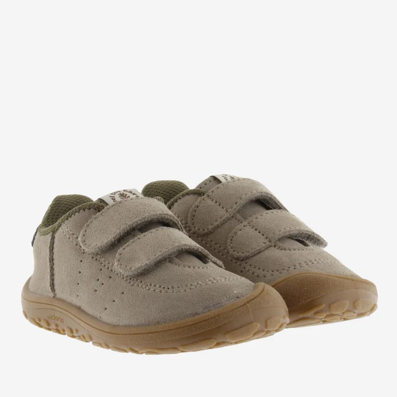 Victoria Barefoot Bosco Serraje Contraste Taupe