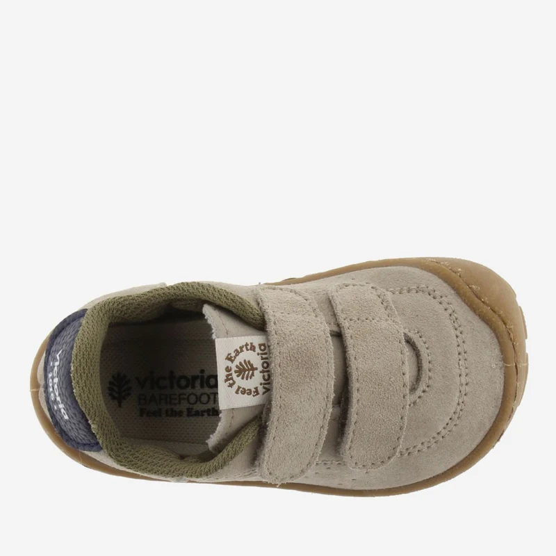 Victoria Barefoot Bosco Serraje Contraste Taupe