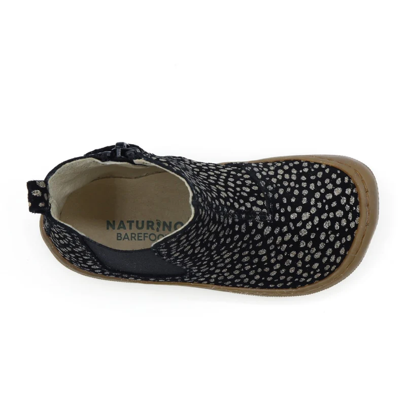 Naturino Barefoot Saik Noir Pois Or