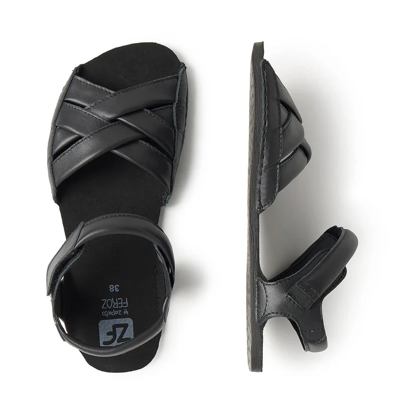 Zapato Feroz Adulte Freekers Gandia Negro Serraje