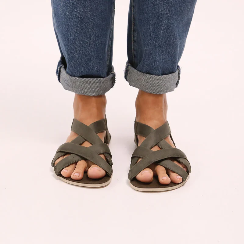 Zapato Feroz Adulte Freekers Meliana Kaki Serraje