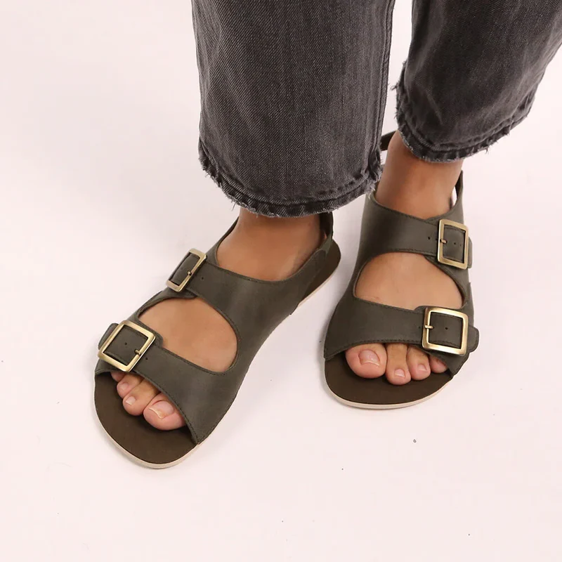 Zapato Feroz Adulte Freekers Saler Kaki Microfibra Serraje