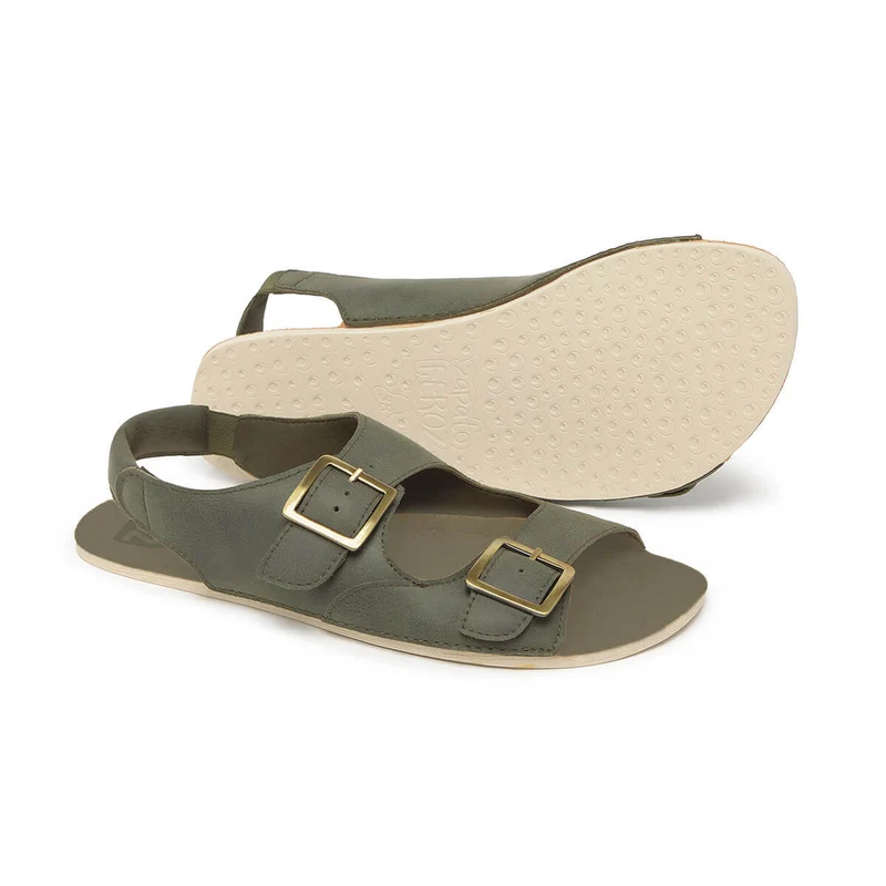 Zapato Feroz Adulte Freekers Saler Kaki Microfibra Serraje