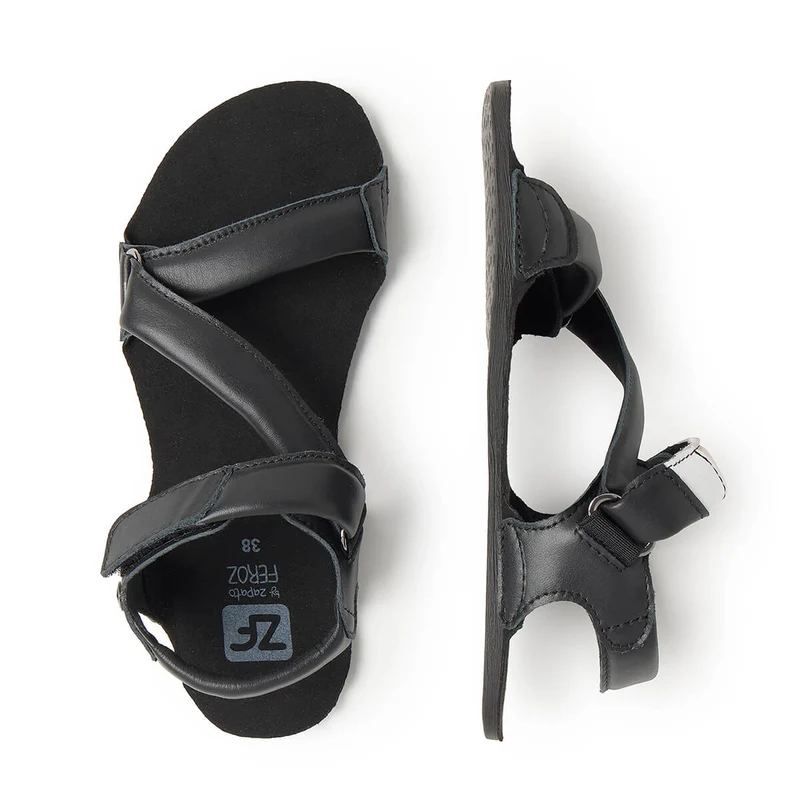Zapato Feroz Adulte Freekers Oliva Negro Piel