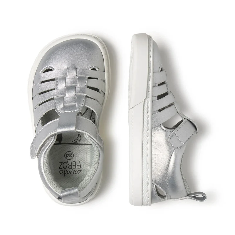 Zapato Feroz Rockers Tabarca Plata Microfibra