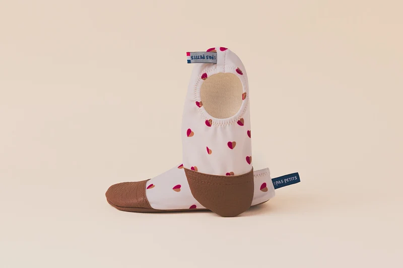 Les Pas Petits Coeurs Bicolores