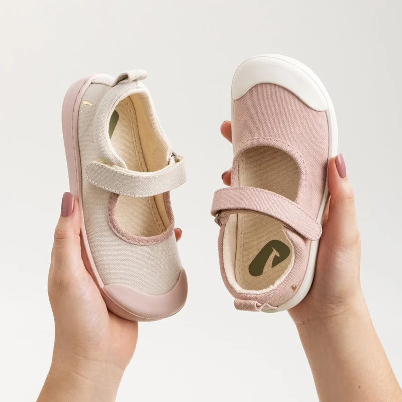Tip Toey Joey Kidos Gaia Green Lona Rosa Quartzo