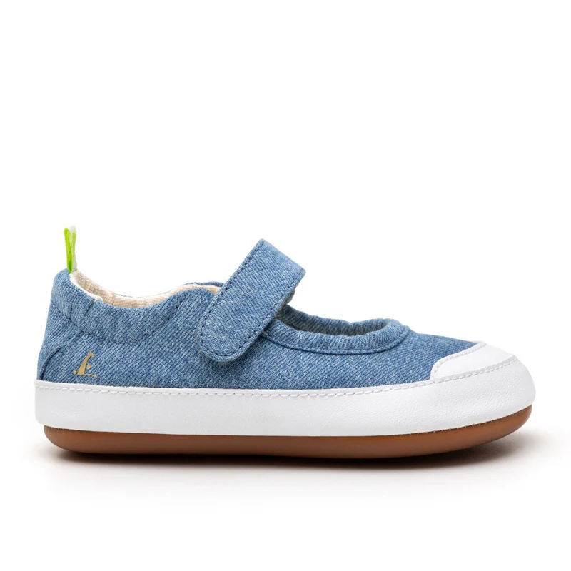 Tip Toey Joey Primeiros Gaia Green Lona Jeans Laguna