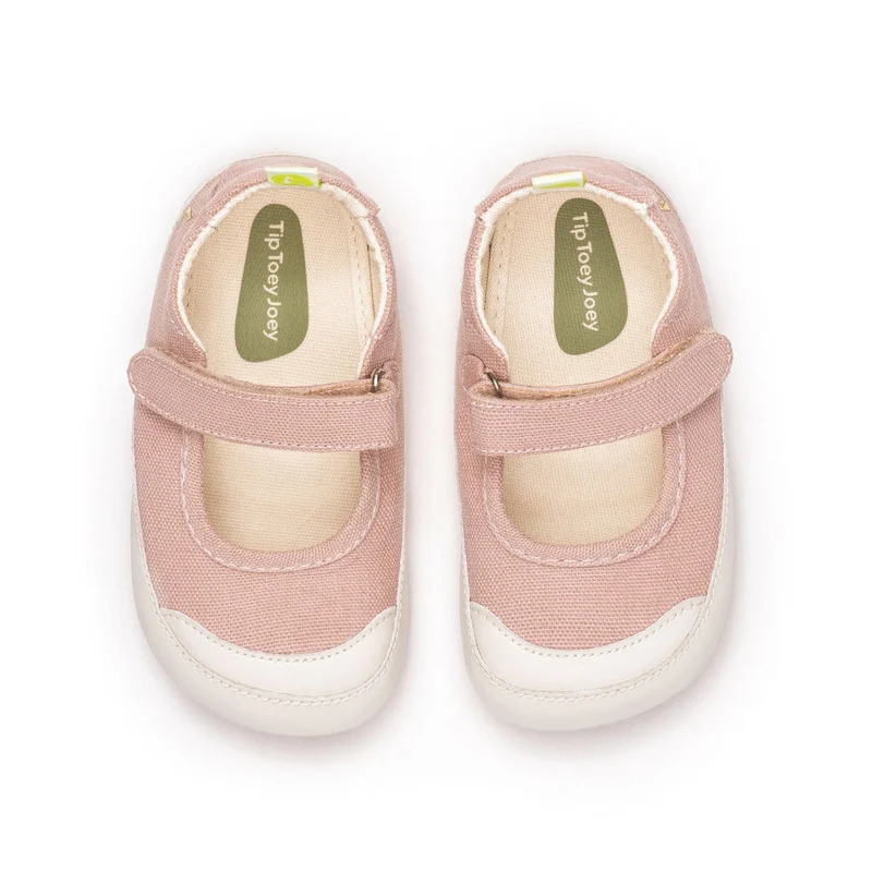 Tip Toey Joey Primeiros Gaia Green Lona Rosa Quartzo