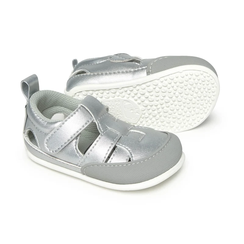 Zapato Feroz Féroces Irta Plata Microfibra