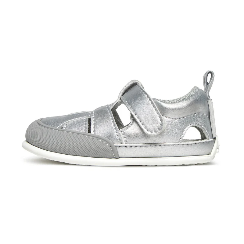 Zapato Feroz Féroces Irta Plata Microfibra