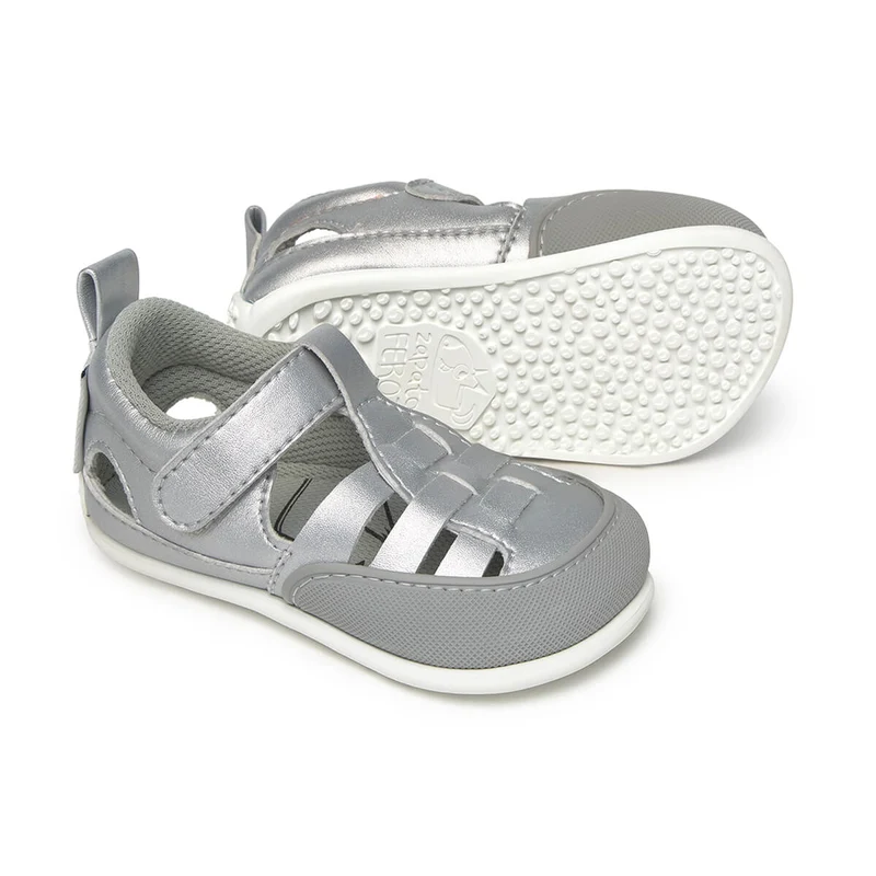 Zapato Feroz Féroces Tabarca Plata Microfibra