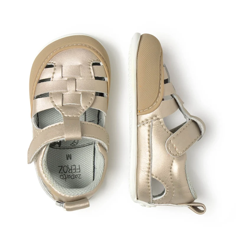 Zapato Feroz Féroces Tabarca Oro Microfibra
