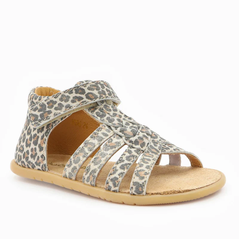 Babybotte barefoot Tourbillon Velcros Léopard