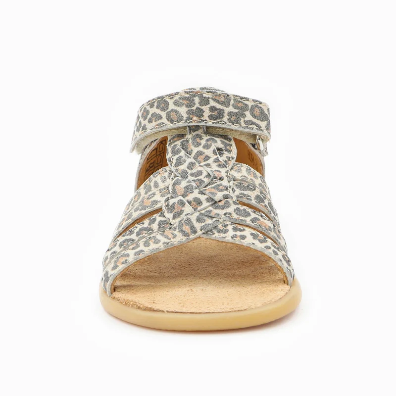 Babybotte barefoot Tourbillon Velcros Léopard