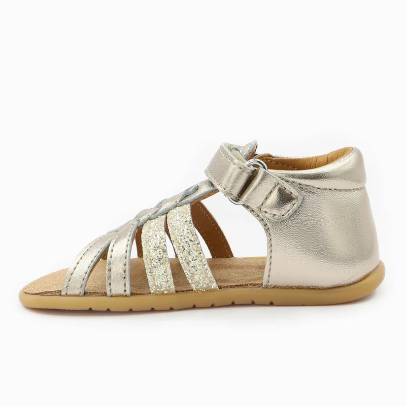 Babybotte barefoot Tourbillon Velcros Platine