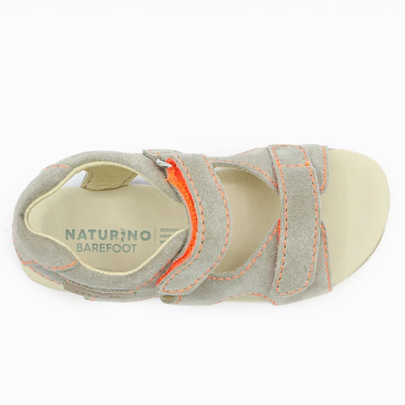 Naturino Skyrec Barefoot Taupe Orange Fluo