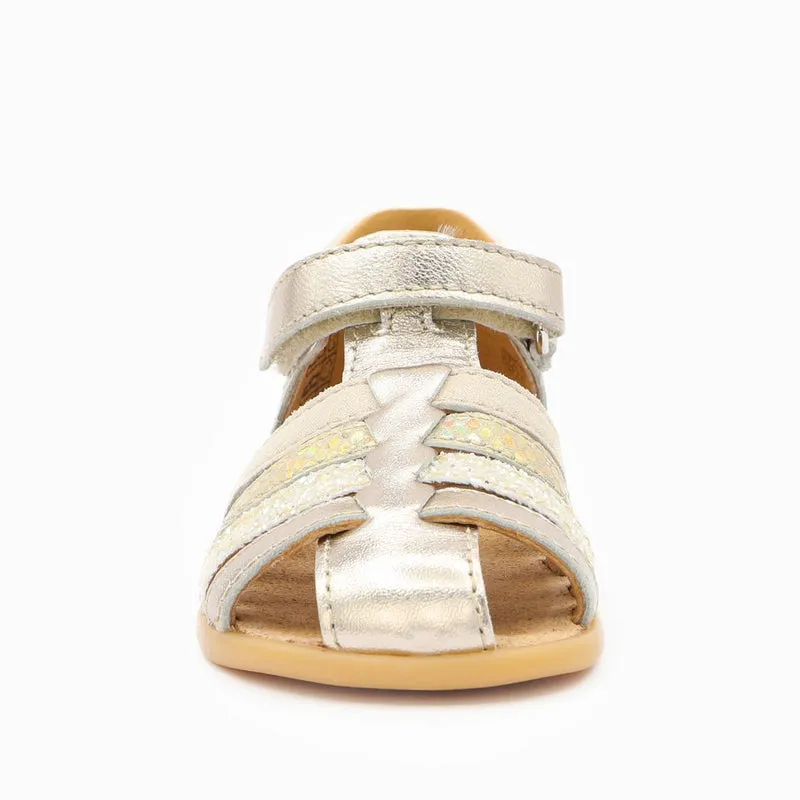 Babybotte barefoot Gaufrette Velcros Platine