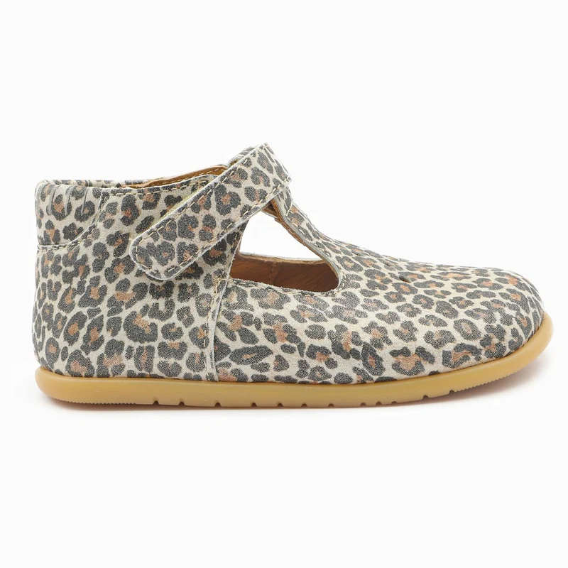 Babybotte barefoot Paris Velcros Léopard