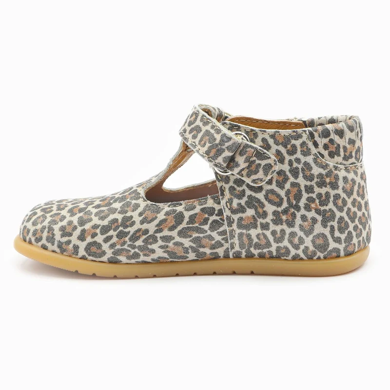 Babybotte barefoot Paris Velcros Léopard