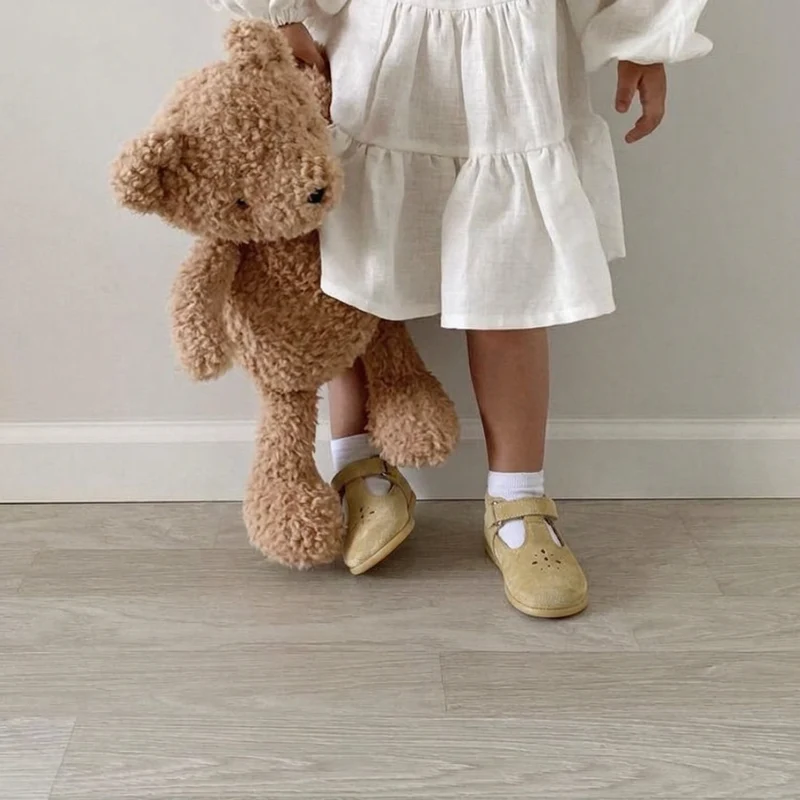 Babybotte barefoot Paris Velcros Beige