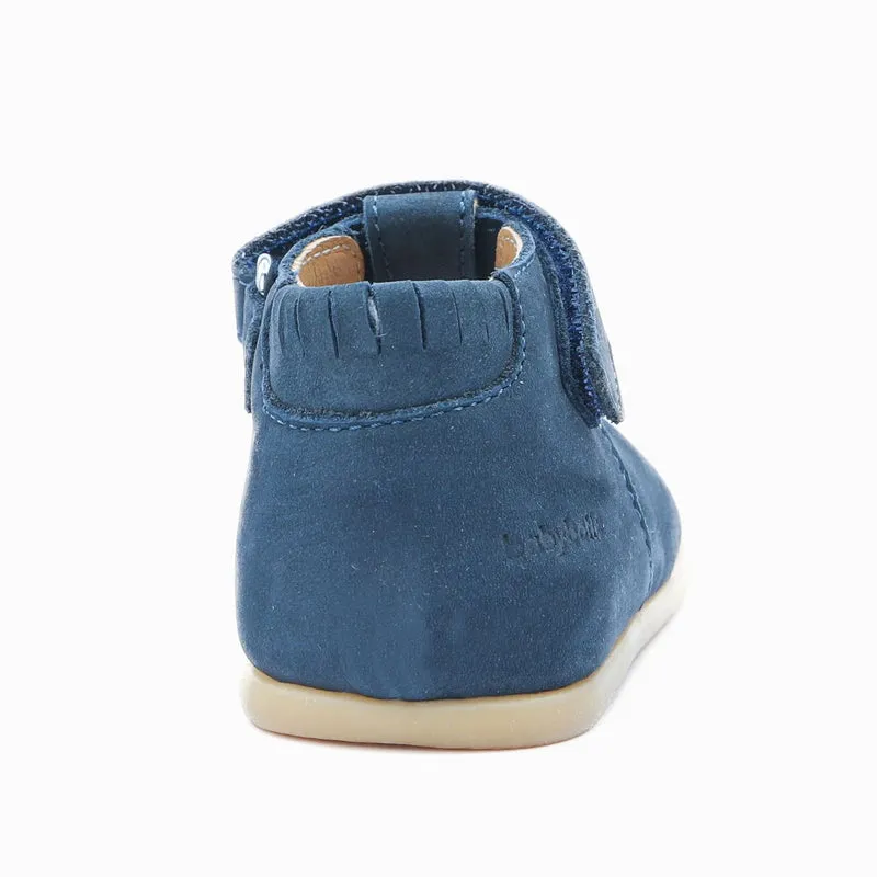 Babybotte barefoot Paris Velcros Bleu