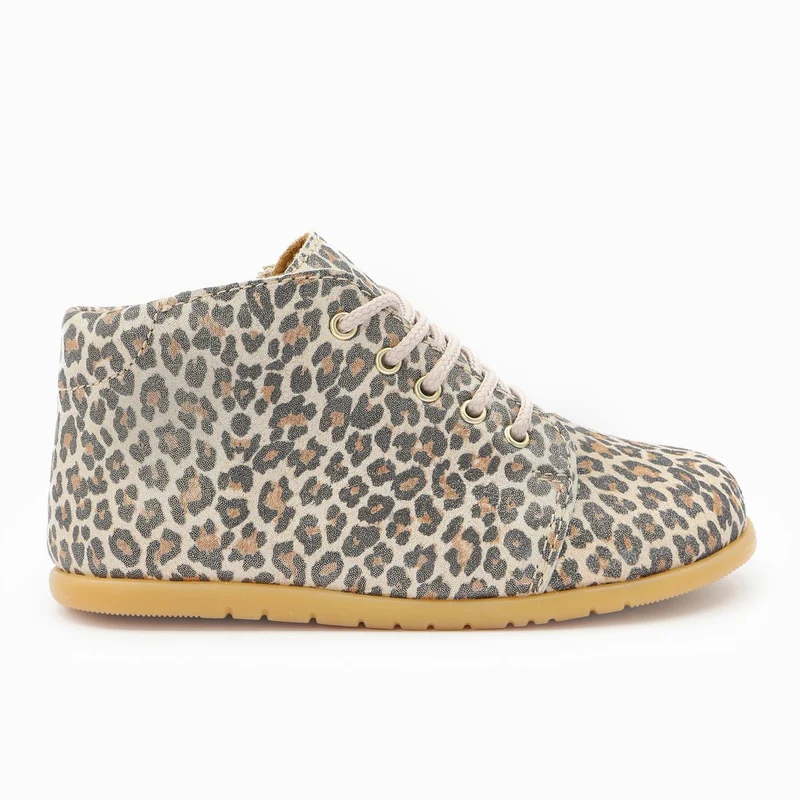 Babybotte barefoot Fredy Zip Léopard