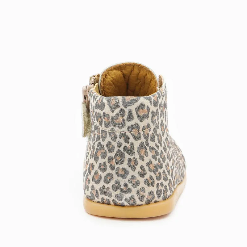 Babybotte barefoot Fredy Zip Léopard