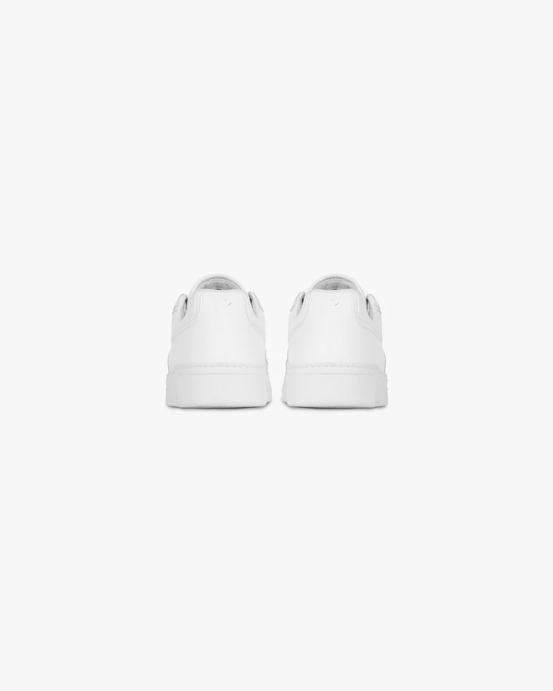 Initial Sneaker - Leather - Flat White
