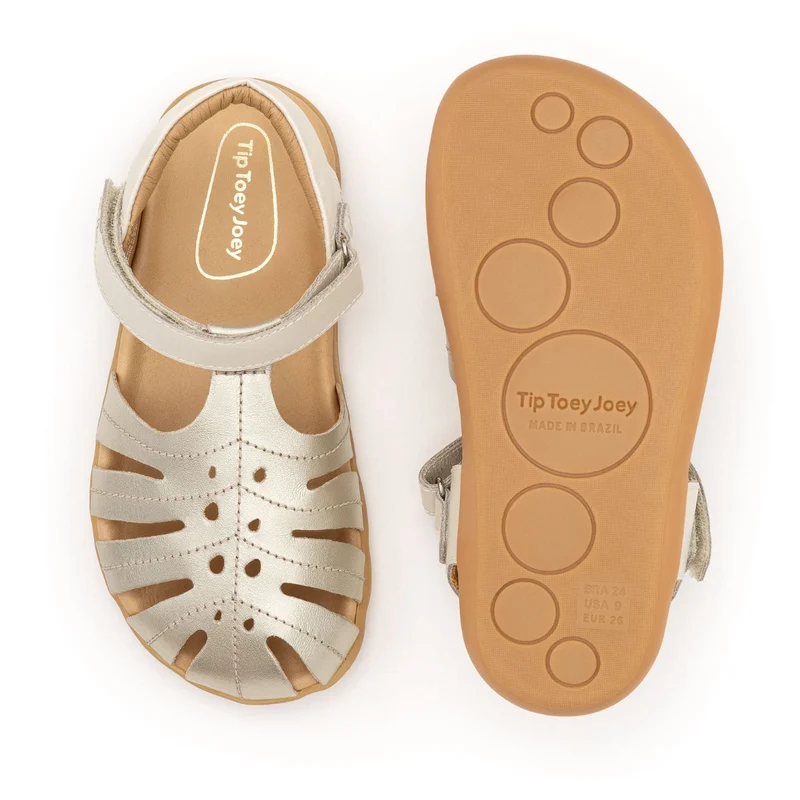 Tip Toey Joey Kidos Tropical Whitegold Antique White