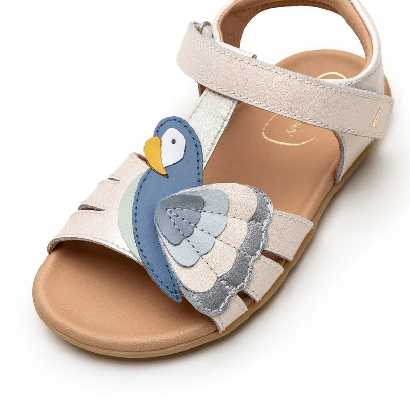 Tip Toey Joey Kidos Macaw White Dream Mint Denim