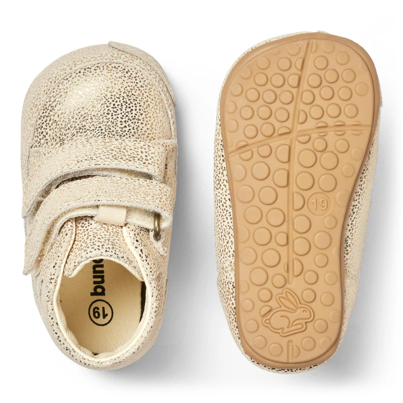 Bundgaard Barefoot Prewalker Strap Ivory Gold